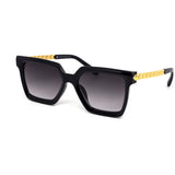 12 Pack: Elegant Minimalist Gold Chain Wholesale Sunglasses
