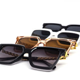 12 Pack: Elegant Minimalist Gold Chain Wholesale Sunglasses