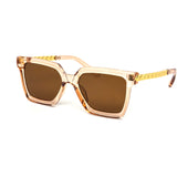 12 Pack: Elegant Minimalist Gold Chain Wholesale Sunglasses