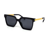 12 Pack: Elegant Minimalist Gold Chain Wholesale Sunglasses