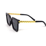 12 Pack: Elegant Minimalist Gold Chain Wholesale Sunglasses