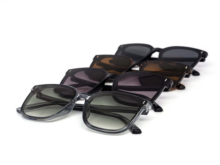 12 Pack: Minimal Chic Oversized Round Gradient Wholesale Sunglasses
