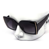 12 Pack: Gold Blade Crosshatch Wholesale Sunglasses