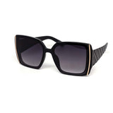 12 Pack: Gold Blade Crosshatch Wholesale Sunglasses