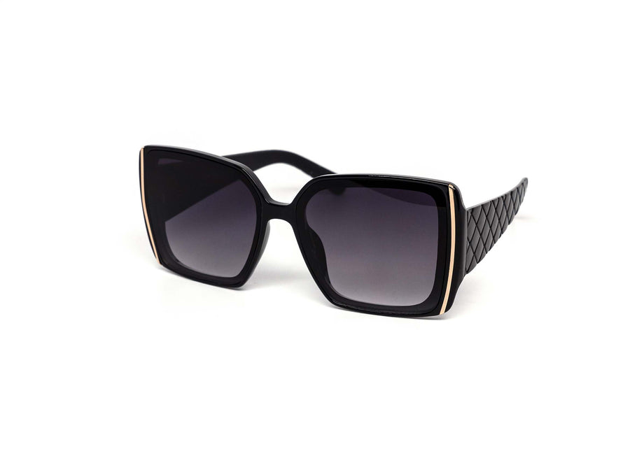 12 Pack: Gold Blade Crosshatch Wholesale Sunglasses