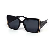 12 Pack: Gold Blade Crosshatch Wholesale Sunglasses