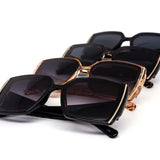 12 Pack: Gold Blade Crosshatch Wholesale Sunglasses