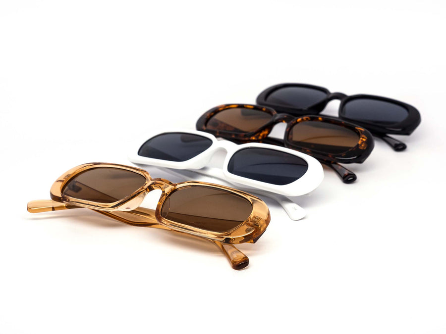 12 Pack: Chunky Trendy Oval Fashion Wholesale Sunglasses