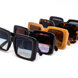 12 Pack: Square Dio Oversized Chunky Wholesale Sunglasses