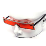12 Pack: High Fashion Rhinestone Slim Color Wholesale Sunglasses