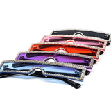 12 Pack: High Fashion Rhinestone Slim Color Wholesale Sunglasses