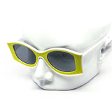 12 Pack: Unique Step Lip Inner Lens Rectangular Wholesale Sunglasses