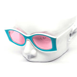 12 Pack: Unique Step Lip Inner Lens Rectangular Wholesale Sunglasses