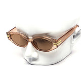 12 Pack: Super Retro Skinny Chunky Gold Accent Wholesale Sunglasses