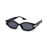 12 Pack: Super Retro Skinny Chunky Gold Accent Wholesale Sunglasses