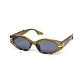 12 Pack: Super Retro Skinny Chunky Gold Accent Wholesale Sunglasses