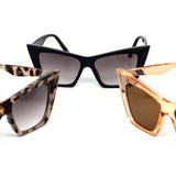 12 Pack: Trendy Modern Pointy Super Cateye Wholesale Sunglasses
