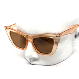 12 Pack: Trendy Modern Pointy Super Cateye Wholesale Sunglasses