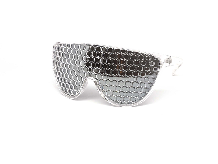 12 Pack: Oversized Bug Eyes Mirror Party Fashion Wholesale Sunglasses