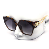 12 Pack: Oversized Luxury Hexagon Gradient Wholesale Sunglasses