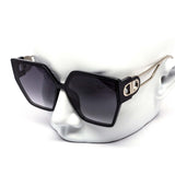 12 Pack: Oversized Luxury Hexagon Gradient Wholesale Sunglasses