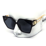 12 Pack: Oversized Luxury Hexagon Gradient Wholesale Sunglasses
