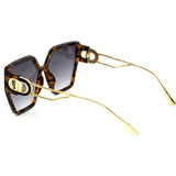 12 Pack: Oversized Luxury Hexagon Gradient Wholesale Sunglasses