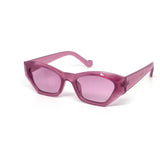 12 Pack: Chunky Tomboy Minimalist Color Gradient Wholesale Sunglasses