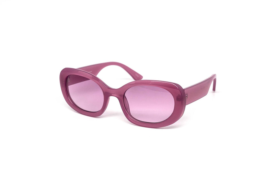 12 Pack: Eccentric Chunky Oversized Oval Color Gradient Wholesale Sunglasses