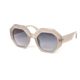 12 Pack: Chunky Jackie Hexagon 60s Color Gradient Wholesale Sunglasses