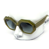 12 Pack: Chunky Jackie Hexagon 60s Color Gradient Wholesale Sunglasses