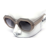 12 Pack: Chunky Jackie Hexagon 60s Color Gradient Wholesale Sunglasses