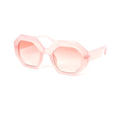 12 Pack: Chunky Jackie Hexagon 60s Color Gradient Wholesale Sunglasses