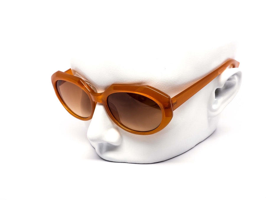 12 Pack: Whitney Chunky Oval Color Gradient Wholesale Sunglasses