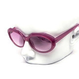 12 Pack: Whitney Chunky Oval Color Gradient Wholesale Sunglasses