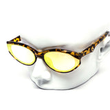 12 Pack: Chic Retro Oval Gold Ring Iridescent Wholesale Sunglasses