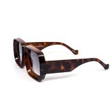 12 Pack: Scout Concave Chunky Rectangular Wholesale Sunglasses
