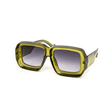 12 Pack: Scout Concave Chunky Rectangular Wholesale Sunglasses