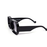 12 Pack: Scout Concave Chunky Rectangular Wholesale Sunglasses