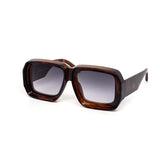 12 Pack: Scout Concave Chunky Rectangular Wholesale Sunglasses