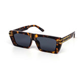 12 Pack: Super Retro Flat Chunky Gold Accent Wholesale Sunglasses