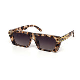 12 Pack: Super Retro Flat Chunky Gold Accent Wholesale Sunglasses