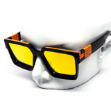 12 Pack: Oversized Beverly Square Concave Mirror Wholesale Sunglasses