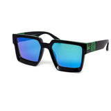 12 Pack: Oversized Beverly Square Concave Mirror Wholesale Sunglasses