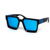 12 Pack: Oversized Beverly Square Concave Mirror Wholesale Sunglasses