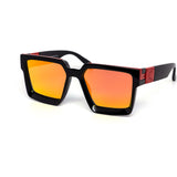 12 Pack: Oversized Beverly Square Concave Mirror Wholesale Sunglasses