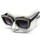 12 Pack: Rhinestone Kitty Drip Gradient Wholesale Sunglasses