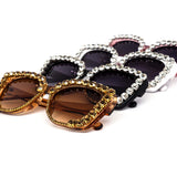 12 Pack: Rhinestone Kitty Drip Gradient Wholesale Sunglasses