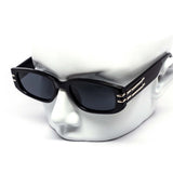 12 Pack: Future Retro Flat Chunky Gold Accent Wholesale Sunglasses