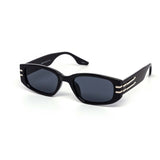 12 Pack: Future Retro Flat Chunky Gold Accent Wholesale Sunglasses
